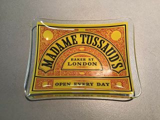 Vintage - Glass Transfer - Madame Tussaud’s Baker St London - Ashtray