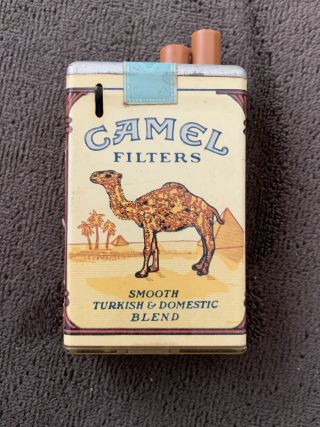 Vintage Camel Filters Cigarette Pack Lighter Rj Reynolds Winston Salem