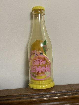 Vtg 1967 Liddle Kiddles Laffy Lemon Kola Cola Soda Bottle Little Doll Yellow