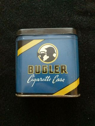 Vintage Bugler Cigarette Case Tobacco Tin