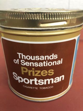 Sportsman Extra Mild Cigarette Tobacco Tin 3