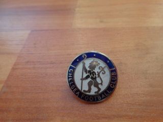 Vintage Chelsea Fc Crest Logo Football Enamel Pin Badge