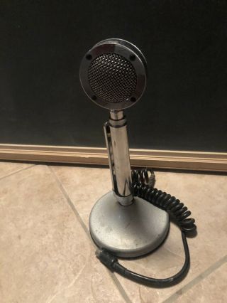 Vintage Astatic D - 104 Base Station Desk Microphone T - Ug8 Stand Ham Cb Radio