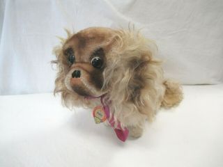 Vintage Steiff Stuffed Toy Animal Peky The Pekineses Dog