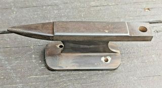 Vintage small steel bench anvil 4lbs jeweler blacksmith tinsmith old tools 2