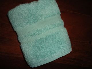 Vintage Ralph Lauren Turquoise (1pc) Hand Towel 15 X 27 Made In Usa