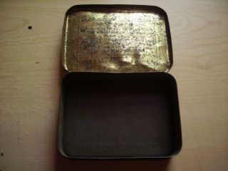 Vintage Edgeworth Extra Sliced Pipe Tobacco Empty Tin Box Hinged lid 3
