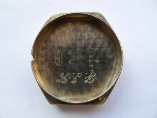 Vintage Rolex375 9k Solid Pink Gold Watch Case