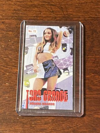 Ariana Grande 1/3 Singer,  Actress Mh Toro Grande Millhouse Tobacco Card No.  72