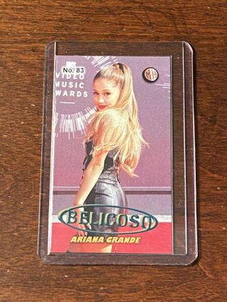 Ariana Grande 1/3 Singer,  Actress Mh Belicoso Millhouse Tobacco Card No.  83