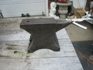 Old Antique 30lb Marked 3 Blacksmith Metalworking Anvil Possible Vulcan Vintage