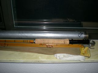Unmarked South Bend/cross (double Built) Bamboo Fly Rod 166 8 