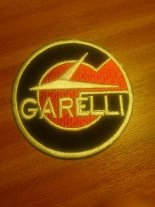 Garelli Patch Badge Rekord Tiger Cross Motorcycle Moped Iron On Sew On Vintage