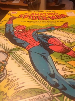 Vintage The Spiderman Coloring Book
