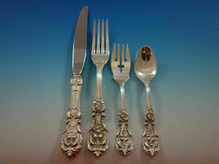 Francis I Reed & Barton Sterling Silver Script Mark Regular Place Setting (s) 4pc