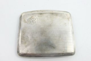 Vintage Silver Plate Cigarette Holder Dispenser Case Made In England Kp Ns - A4