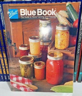 Vintage 1985 Ball Blue Book Guide To Home Canning & Freezing
