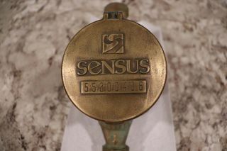 Vintage Sensus Brass Water Meter 5/8 ",  Steampunk.  Cleaned Up