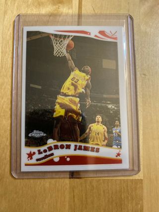 2005 - 06 Lebron James Topps Chrome 102 Cleveland Cavaliers 3rd Year