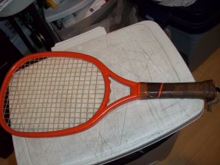 Vintage Olympian Paddle Racket Paddleball Racquetball Racquet W.  Strap