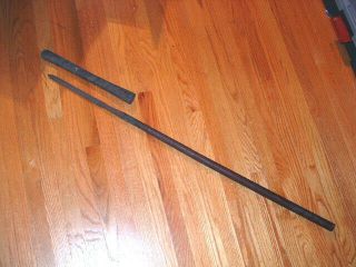 [s823] Japanese Samurai Sword: Mumei Yari Spear In Koshirae