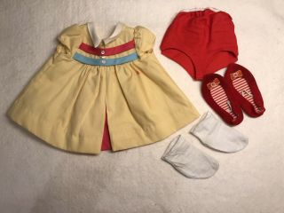 Vintage 1961 Mattel Chatty Cathy Doll Nursery School Dress