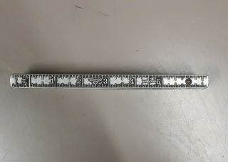(vintage Stanley Sweetheart No.  426 Aluminum 48 " Zigzag Folding Ruler