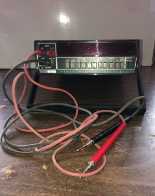 Vintage Fluke Digital Multimeter Voltage Meter Carrying Case Adjustable Handle