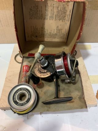 Vintage Airex Bache Brown Mastereel Model 3 Spinning Reel