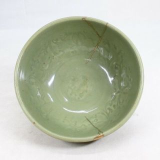 C206: Chinese Bowl Of Old Blue Porcelain With Appropriate Tone And Pattern