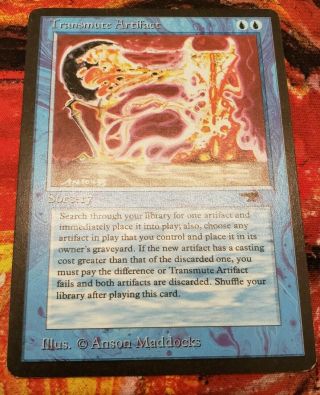 Mtg 1x Transmute Artifact Antiquities Ex Shipped With Tracking