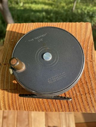 Vintage Hardy Bros " The Perfect " 3 3/8 " Trout Fly Reel