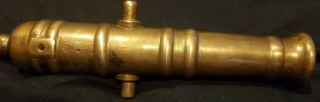 Antique Signal Cannon Brass Victorian Era 1700 