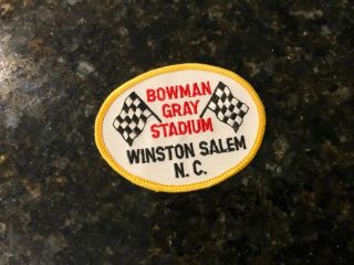 Vintage Bowman Gray Stadium Nascar Patch