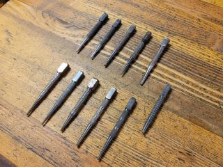 Antique Tools Nail Set Punches • Vintage Woodworking Millers / Stanley Punch ☆us