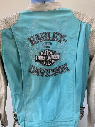 Harley - Davidson Women’s Escapades Leather Jacket Size Xl
