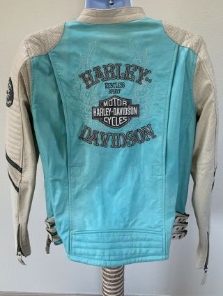 Harley - Davidson Women’s Escapades Leather Jacket Size XL 2