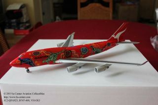 Jc Wing Qantas Airways Boeing 747 - 400 Wunula Dreaming Diecast Model In 1:200