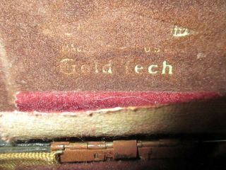 Vintage Gillette Gold Tech Double Edge Razor w/Box 2