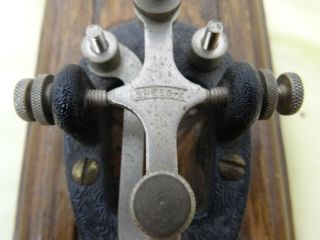 Vintage Antique Speed - X Telegraph Morse Code Keyer Key