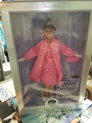 Nib Mattel Audrey Hepburn Breakfast At Tiffanys Pink Princess Fashion Doll 20665