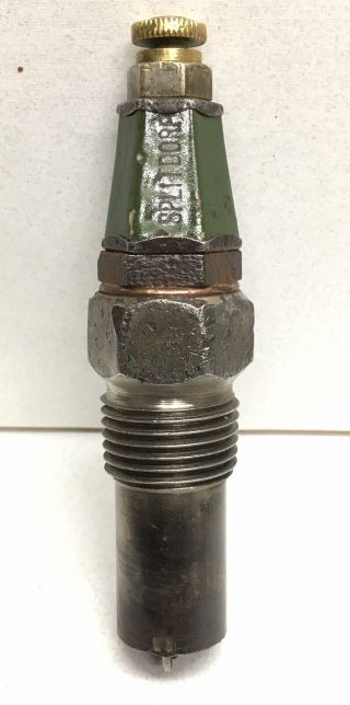 Vintage Splitdorf Green Jacket Spark Plug 1/2” Deep Metz Car Hit Miss Engine