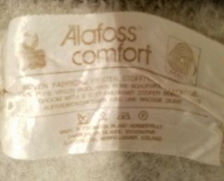 Vintage Alafoss Iceland 100 Wool Blanket/Throw 38 