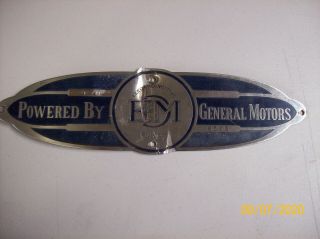General Motors Locomotive Builders Plate Cnw F7a 4079c 4 - 1960
