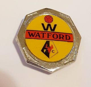 Vintage Watford Football Club - Metal Enamel Pin Badge