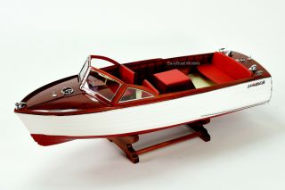 Chris Craft Sea Skiff Handmade Wooden Boat Model 26 "