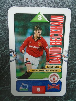 Subbuteo Squads David Beckham Manchester United Rookie Card 1995