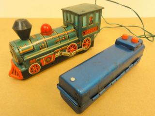 Marx Vintage Western Tin Toy Train Locomotive - - From Japan