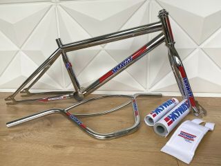 1983 Skyway Ta Frame Forks Bars Pads Dice Headset Package Old School Bmx