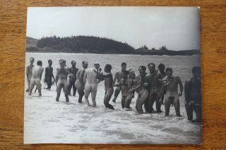 Outrigger Canoe Club Fraternity Nude Skinny Dip Photograph Joe Akana Hawaii 30 